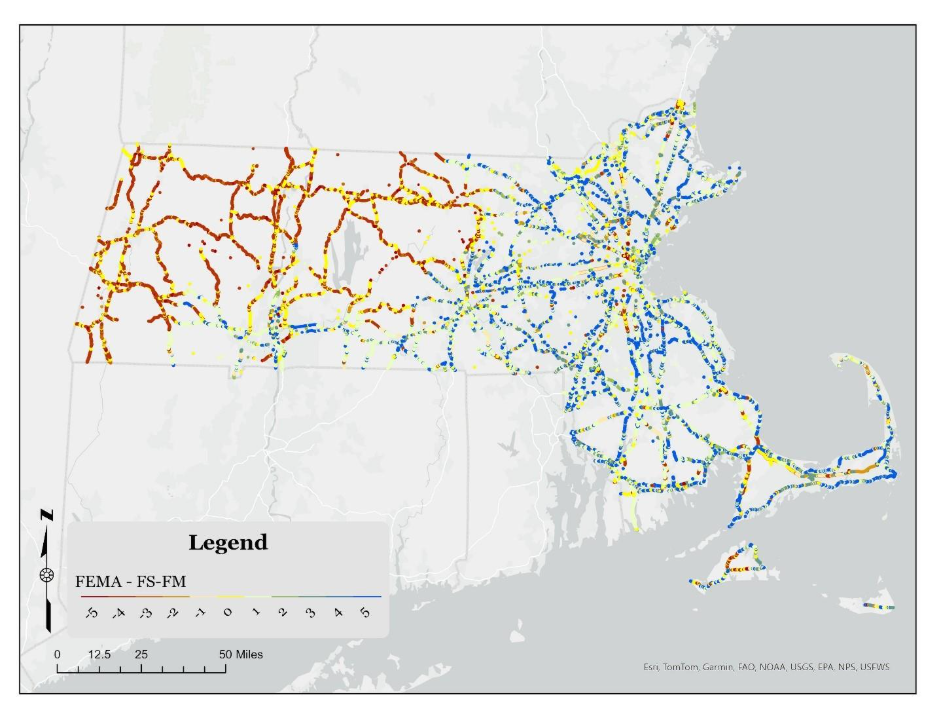 Vulnerability scores from FEMA data